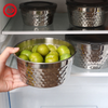 Recipientes de armazenamento de alimentos em a&ccedil;o inoxid&aacute;vel 304 com tampa