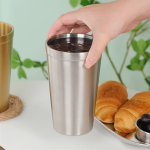 CCCIV Aliquam Steel Beer Mug Stackable duplici muratas capulus Tumbleer reusable metallum pocula pocula mug