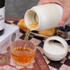 Botella aislada con filtro de agua de acero inoxidable para viajes y uso diario con tapa flexible desmontable y tapa deslizante