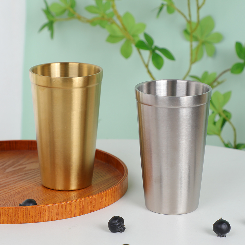 17OZ Nerezov&aacute; ocel Nerozbitn&yacute; poh&aacute;r Nerozbitn&eacute; poh&aacute;rky Kovov&eacute; poh&aacute;rky Stohovateln&eacute; Odoln&eacute; chlad&iacute;c&iacute; sklenice na pivo