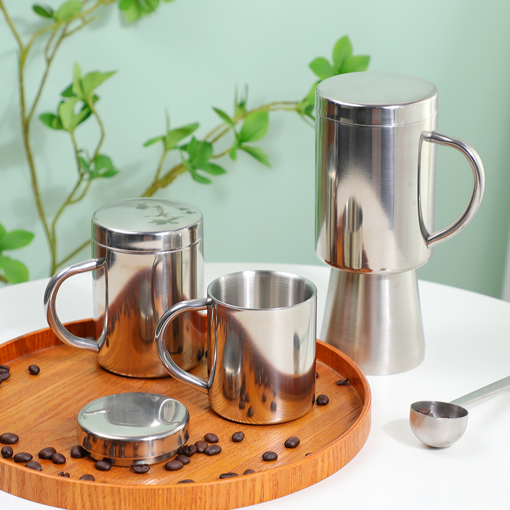 Keskkonnas&otilde;bralik BPA-vaba isoleeritud 8/18 roostevabast terasest &otilde;llemeta k&auml;epideme ja kaanega