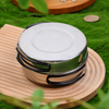 304 Kambi ya chuma isiyo na waya kukunja kushughulikia sufuria ya kupika ya cookware